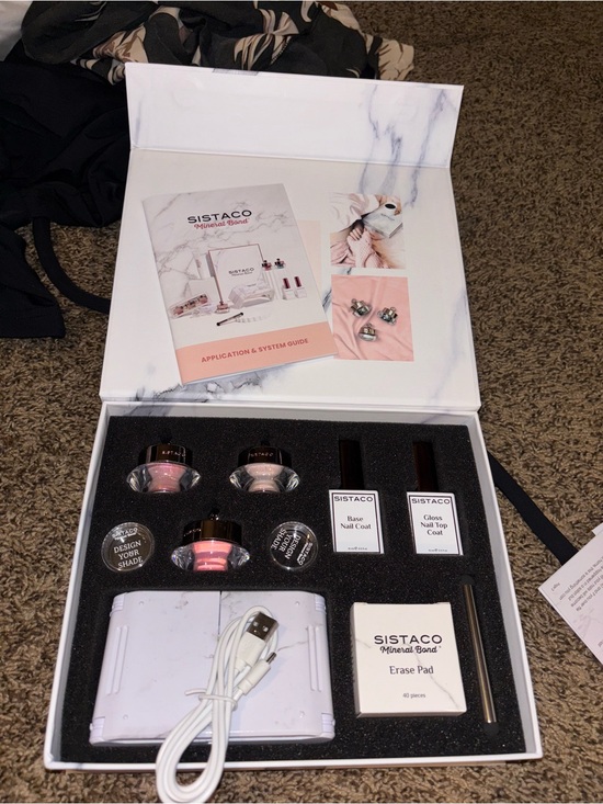 Other - Sistaco Mineral Bond Nail Kit — Pink & White